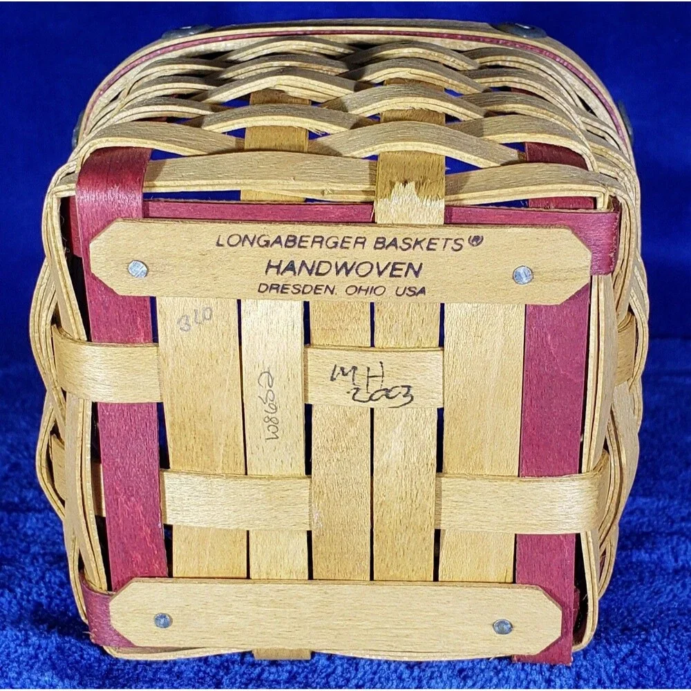 Longaberger 2003 Small Sweetest Basket #10288